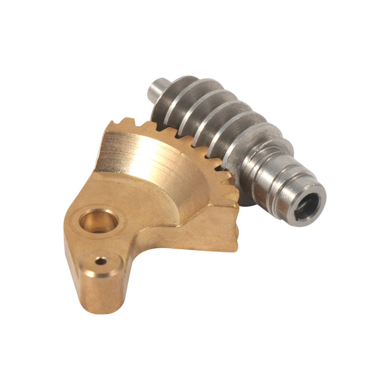 공장 맞춤형 CNC 가공 정밀 기어 소형 피니언 강철 웜 휠 웜 기어 모터 펌프